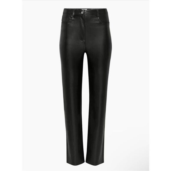 NWT wilfred the Melina high rise vegan leather pants 0 - Picture 3 of 12